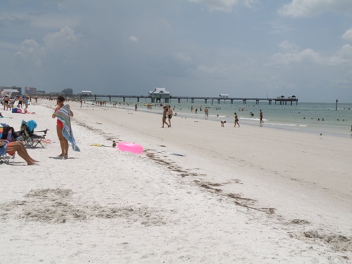 Clearwater Beach / Pier 60, Florida USA, 15 augustus 2009.