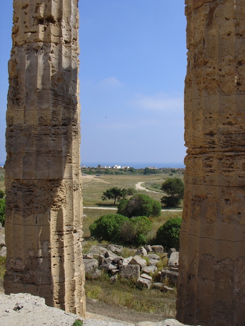 Selinunte, Dorische Tempel, Zuid-West Sicilië, mei 2006.