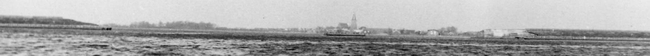 Historisch beeld van de dijk